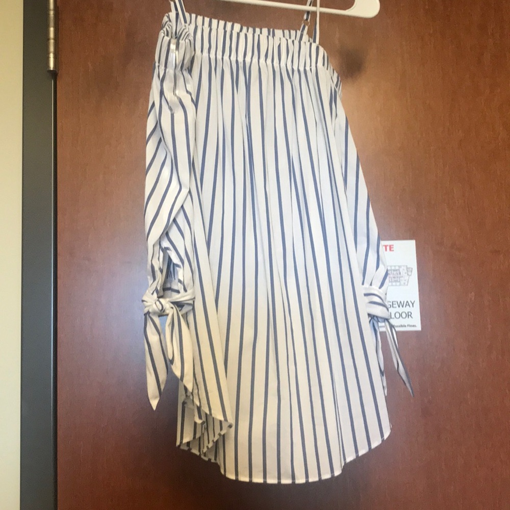 Strapless dress shirt